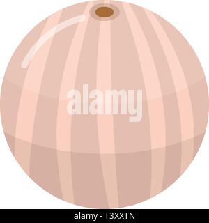 Clean lychees icon, isometric style Stock Vector