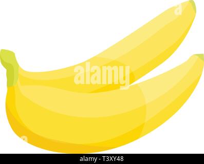 Banana branch icon, isometric style Stock Vector