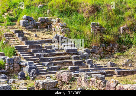 Sparta, Greece Ancient ruins remains in Peloponnese Stock Photo