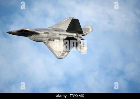 The Lockheed Martin F-22 Raptor Stock Photo