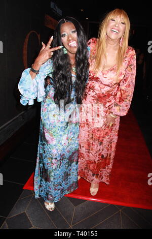 April 10, 2019 - Hollywood, California, U.S. - I16043CHW.Hollywood Chamber Of Commerce Honors The Original Pointer Sisters Bonnie Pointer and Anita Pointer With Lifetime Achievement Award.Avalon Hollywood, Hollywood, California, USA .04/10/2019 .BONNIE POINTER AND ANITA POINTER .Â©Clinton H.Wallace/Photomundo International/  Photos Inc  (Credit Image: © Clinton Wallace/Globe Photos via ZUMA Wire) Stock Photo