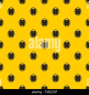 Walnut pattern vector Stock Vector