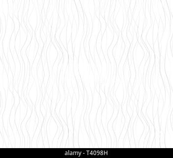 Vector seamless pattern with wavy drawn lines Stock Vector