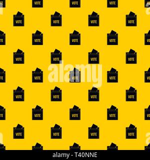 Ballot box pattern vector Stock Vector