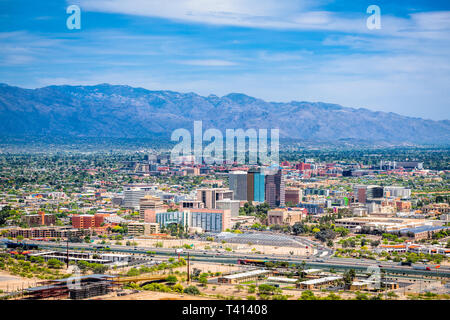 Tucson, Arizona, USA downtown city skyline. Stock Photo