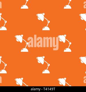 Table lamp pattern vector orange Stock Vector
