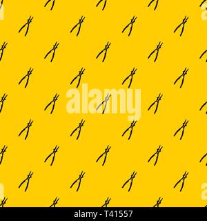 Metal welder pliers pattern vector Stock Vector