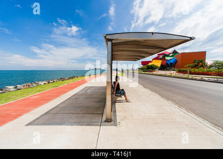 The Causeway in Panama City. Stock Photo