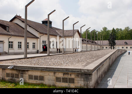 International Monument at the Dachau Memorial Site Stock Photo