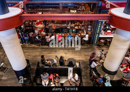 Restaurant, Ponce City Market, Atlanta, Georgia, USA Stock Photo - Alamy