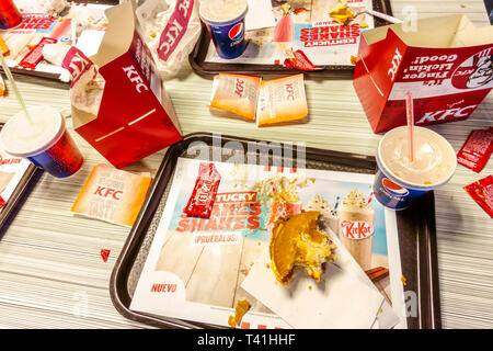 Spain KFC, Valencia Stock Photo