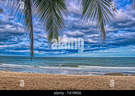 This unique photo shows the great unique beach and sea in Ban Krut on the Thai Gulf Coast Stock Photo