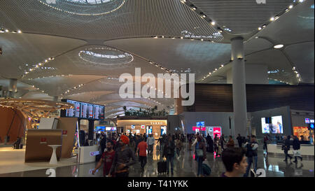 new istanbul international airport terminal istanbul third airport stock photo alamy