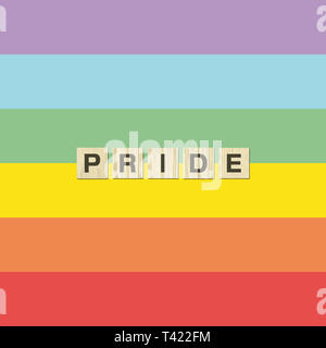 Tolerance and peace rainbow flag pride.