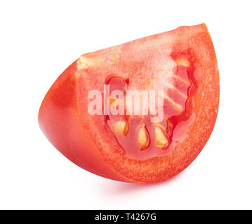 Tomato isolated on white background. Clipping path Stock Photo