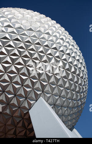 Spaceship Earth, Epcot Center, Walt Disney World, Orlando, Florida Stock Photo