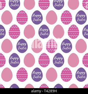 Festive background with eggs for decor, packaging, design. Vector background eggs easter. Stock Vector
