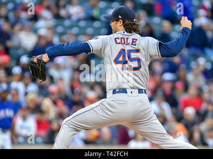 ARLINGTON, TX - APRIL 05: Texas Rangers starting pitcher Cole