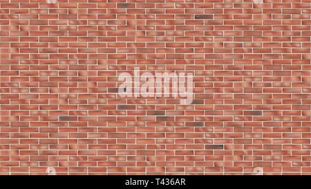 Old red brick wall seamless grunge vector background backdrop for design Stock Vector