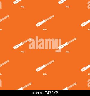 Chisel pattern vector orange Stock Vector