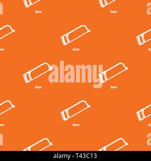 Saw pattern vector orange Stock Vector