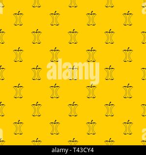 Apple stump pattern vector Stock Vector