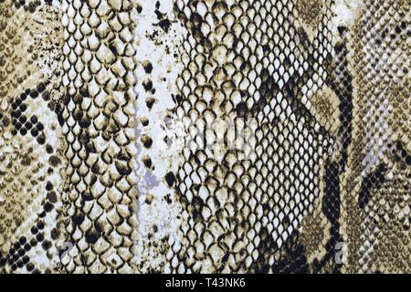 Material in animal skin patterns, a background or texture Stock Photo