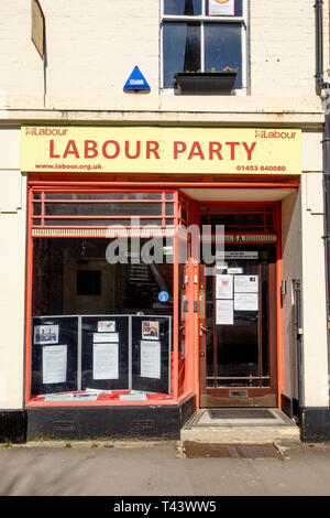 Around Stroud a Gloucestershire town on the edge of the Cotswolds. Labour Party Office Stock Photo