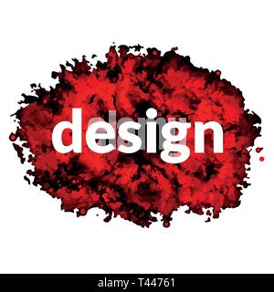 Abstract red nebula background. eps10 Stock Vector