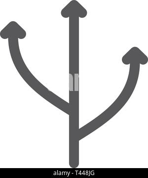 Flexibility line icon. Stock Vector