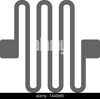 Circuit board line icon. Stock Vector