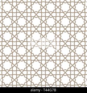 Turkish Seamless Pattern. Traditional Arabic Islamic Background. Mosque decoration element. Stock Vector