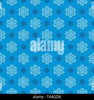 Seamless Vector Background With Snowflakes Stock Vector Image & Art - Alamy