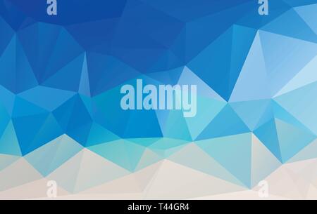 Summer vector gradient background. Polygonal background in summer colors. Stock Vector
