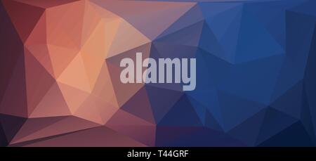 Abstract vector gradient background. Polygonal background in triangle style Stock Vector