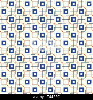 Square Seamless pattern vector eps 10 Stock Vector