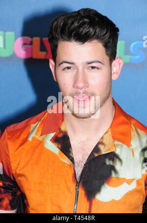 Los Angeles, California, USA 13th April 2019  Singer Nick Jonas attends Uglydolls LA Photocall on April 3, 2019 at the Four Seasons Hotel in Los Angeles, California, USA. Credit: Barry King/Alamy Live News Stock Photo