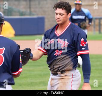 Trenton, New Jersey, USA. 13th Apr, 2019. BOBBY DALBEC of the