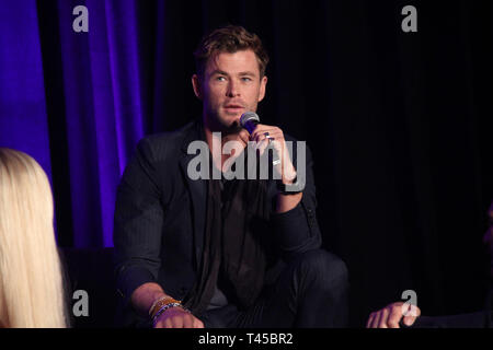Chris Hemsworth  04/07/2018 'Avengers: Endgame' Press Conference held at The InterContinental Los Angeles Downtown in Los Angeles, CA   Photo: Cronos/Hollywood News Stock Photo