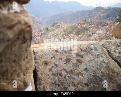 Beijing, China. 11th Apr, 2019. Photo taken on April 11, 2019 shows the Mutianyu Great Wall in Beijing, capital of China. Credit: Zhang Chenlin/Xinhua/Alamy Live News Stock Photo