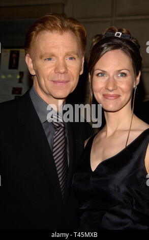 LOS ANGELES CA. January 12 2003 Actor DAVID CARUSO wife