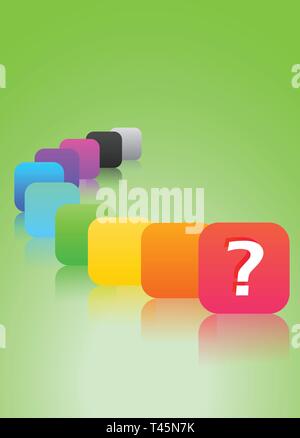 Question marks background. Vector eps10. Stock Vector