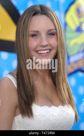 LOS ANGELES, CA. May 31, 2003: AMANDA BYNES at the 2003 MTV Movie Awards in Los Angeles. Stock Photo