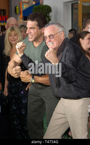 Stan Lee and Lou Ferrigno at the World premiere of Marvel's 'Avengers ...