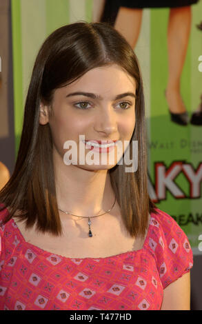 Actress Haley Hudson at the Hollywood premiere of Freaky Friday