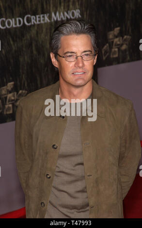 LOS ANGELES, CA. September 17, 2003: KYLE MacLACHLAN at the world premiere, in Hollywood, of Cold Creek Manor. Stock Photo