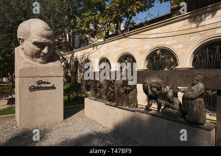 Azerbaijan, Baku, Old City (Icari Seher),  Market Square, memorial Stock Photo