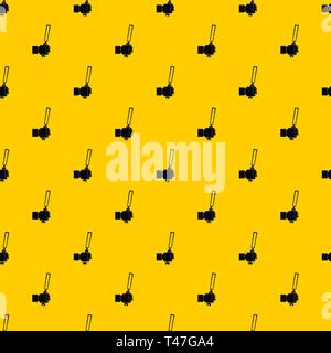 Chisel tool in man hend pattern vector Stock Vector