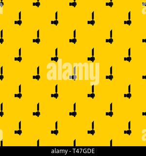 Pincer or plier in man hand pattern vector Stock Vector