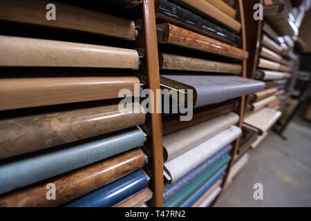 samples in Manufacture of wooden furniture Stock Photo